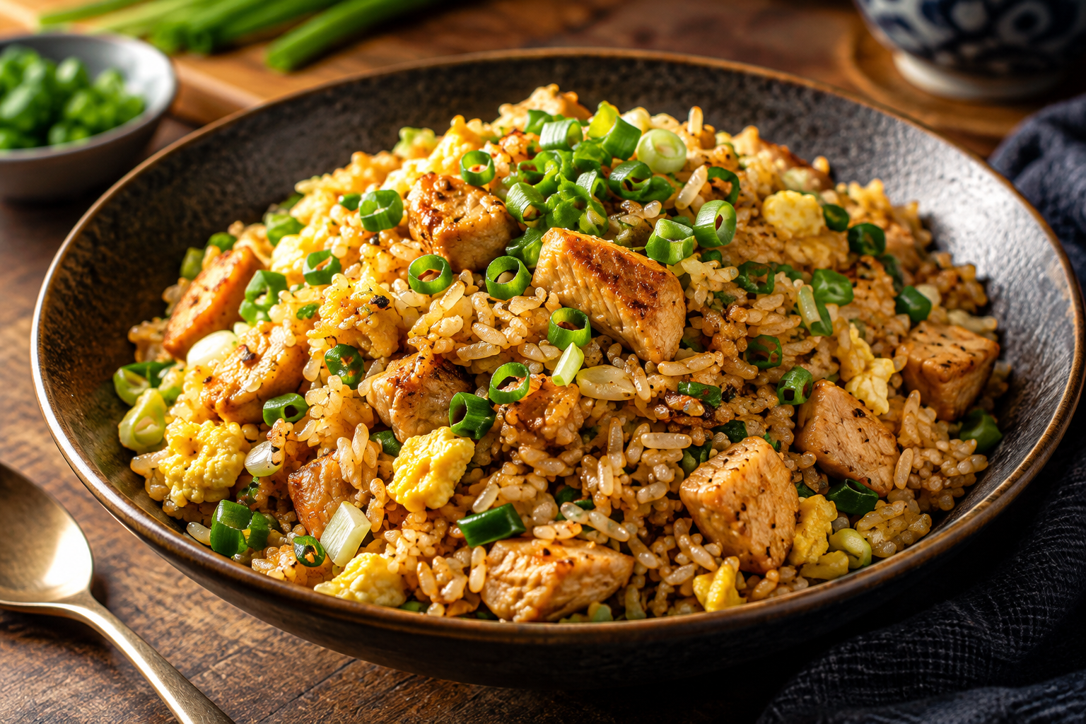 Arroz chaufa de pollo